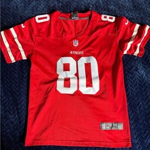 49ers Jerry Rice authentic Kids Red Jersey